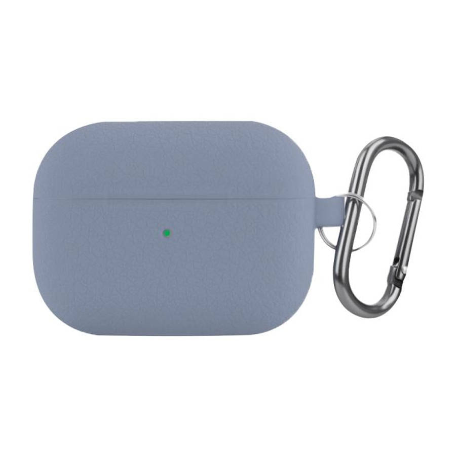 For AirPods Pro Litchi Texture Silicone Wireless Earphone Protective Case