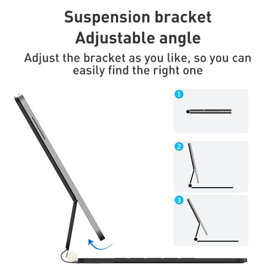 For iPad Air 2022 / 2020 T89 Magic Suspended Bluetooth Keyboard Leather Case, For iPad Air 2022 /...