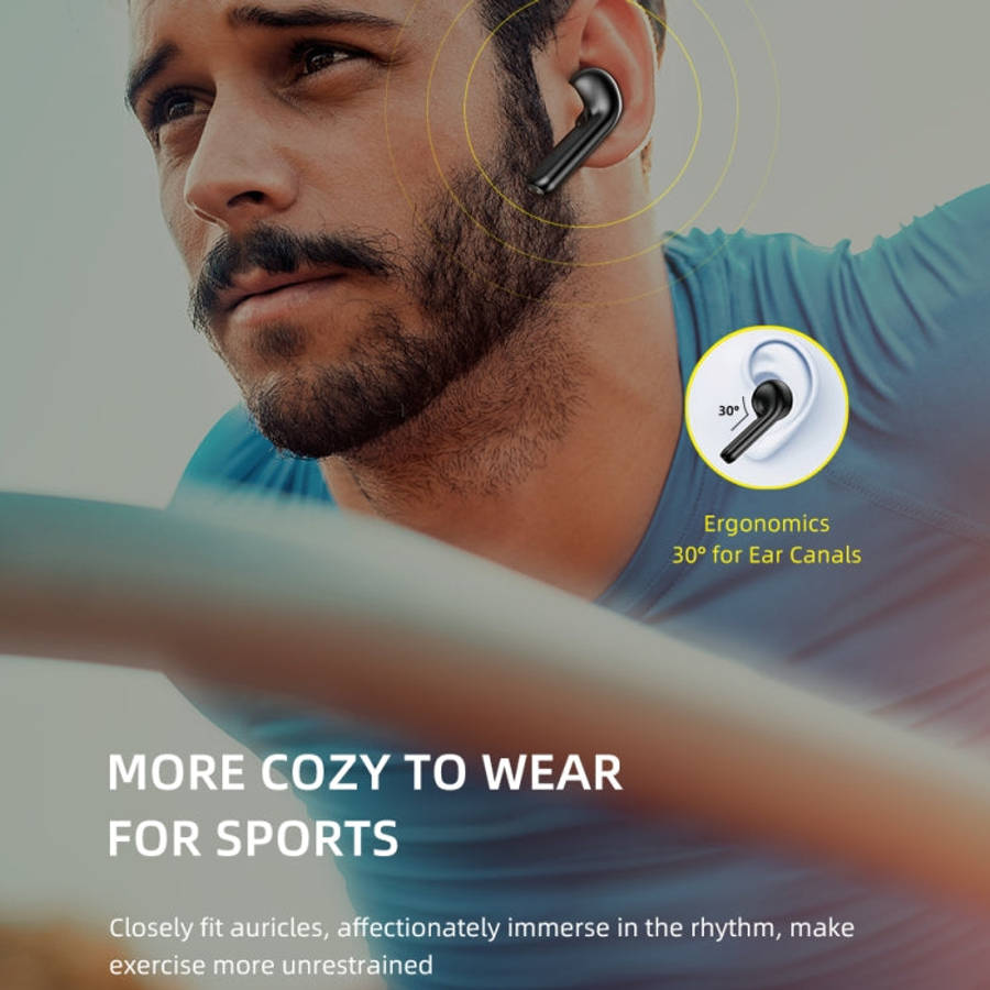 awei T15P Bluetooth V5.0 TWS Ture Wireless Sports LED Display Headset with Charging Case, T15P