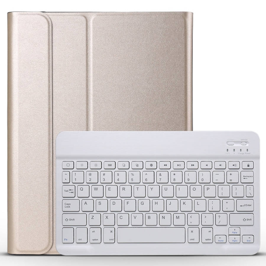 A11 Bluetooth 3.0 Ultra-thin ABS Detachable Bluetooth Keyboard Leather Tablet Case for iPad Air 4...