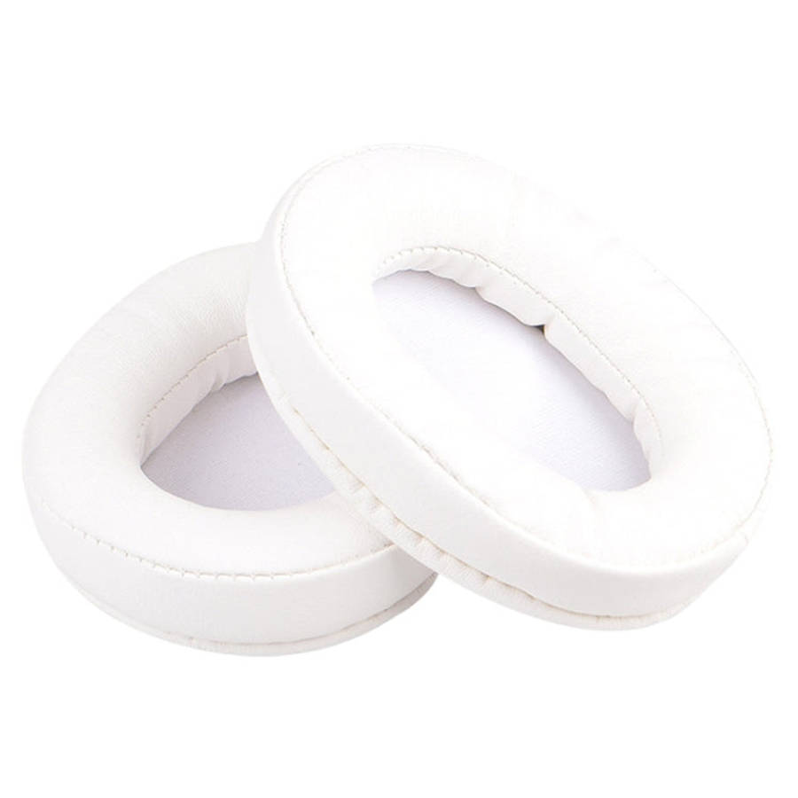 1 Pair Leather Sponge Protective Case for Steelseries Arctis 3 Pro  / Ice 5 / Ice 7 Headphone (Wh...