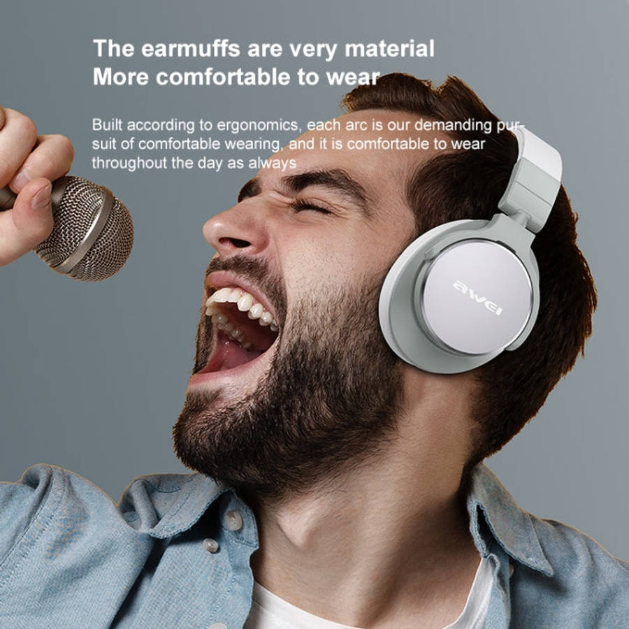 awei A710BL Foldable ANC Noise Cancelling Bluetooth Wireless Headset, A710BL