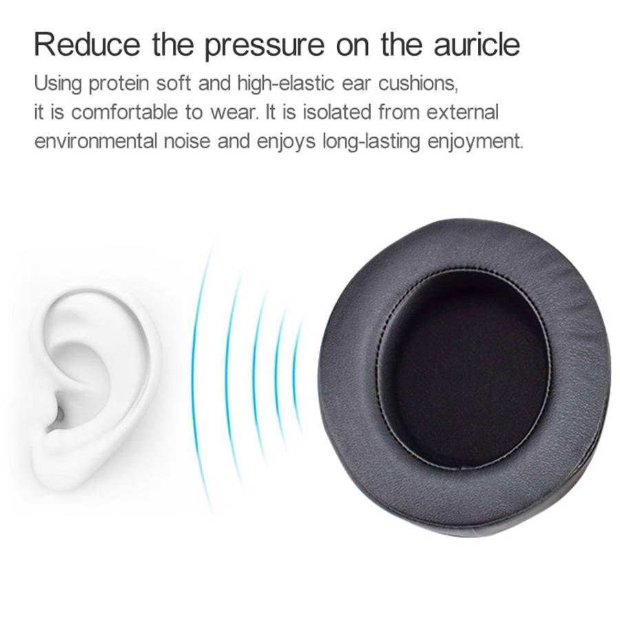 2 PCS For Razer Kraken 7.1 V2 Pro Headphone Cushion Sponge Black Net Cover Earmuffs Replacement E...