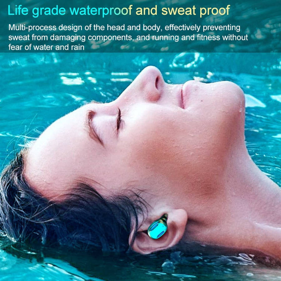 A22 English Version Pull-out Digital Display Bluetooth Earphone with Magnetic Charging Box, Suppo...