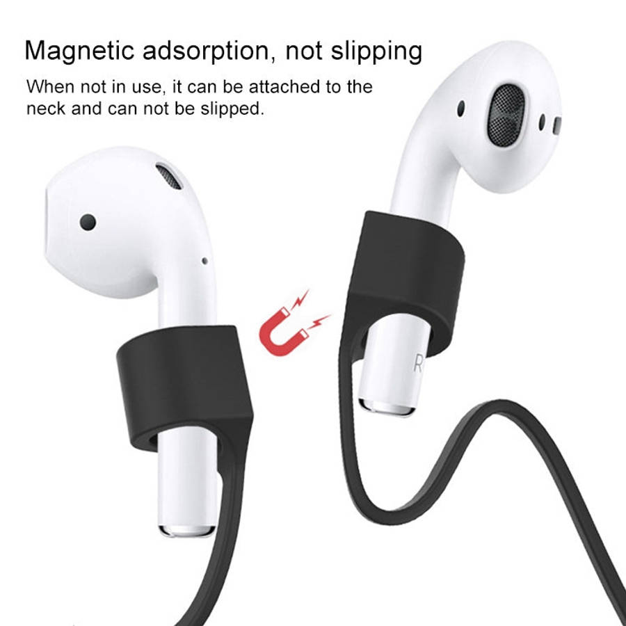 Wireless Bluetooth Headset Anti-lost Rope Magnetic Silicone Lanyard for Apple AirPods 1 / 2, For ...