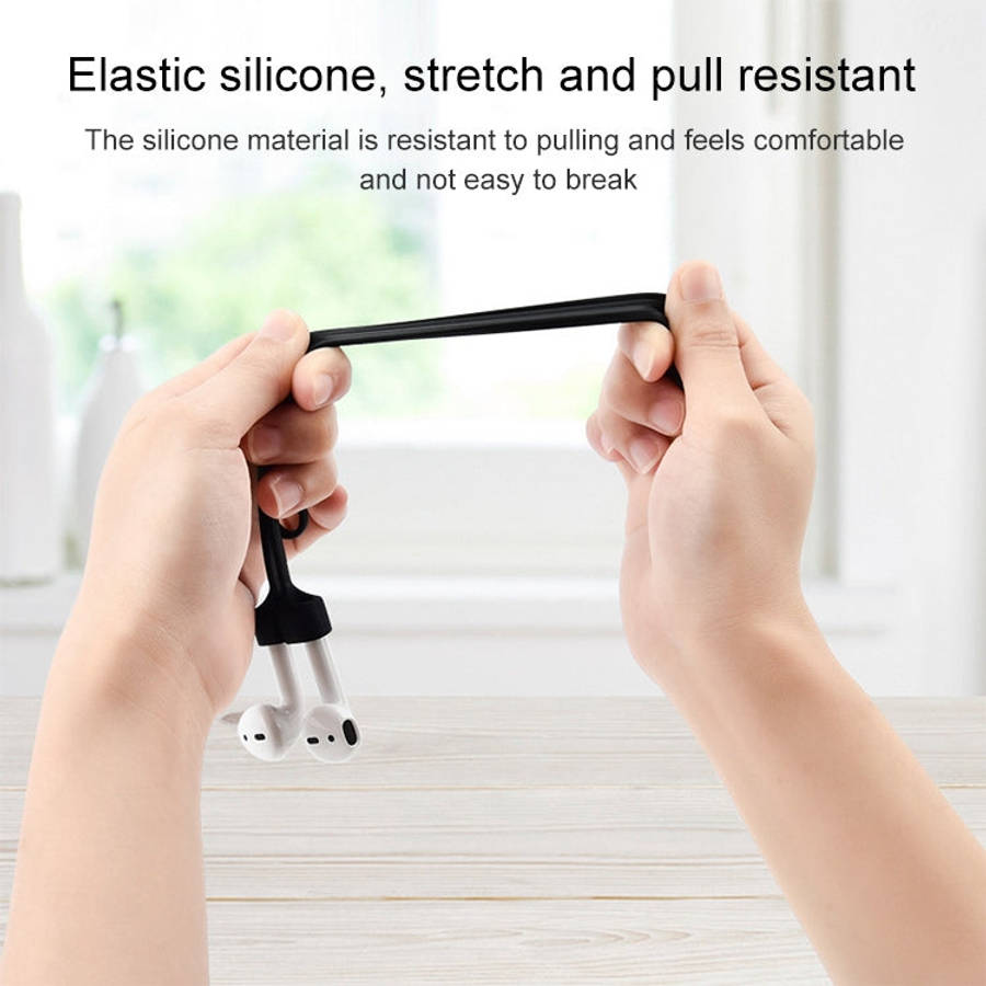 Wireless Bluetooth Headset Anti-lost Rope Magnetic Silicone Lanyard for Apple AirPods 1 / 2, For ...