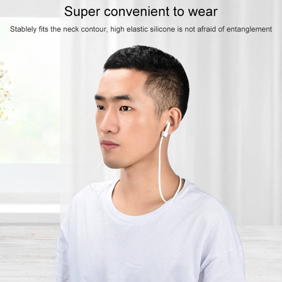 Wireless Bluetooth Headset Anti-lost Rope Magnetic Silicone Lanyard for Apple AirPods 1 / 2, For ...