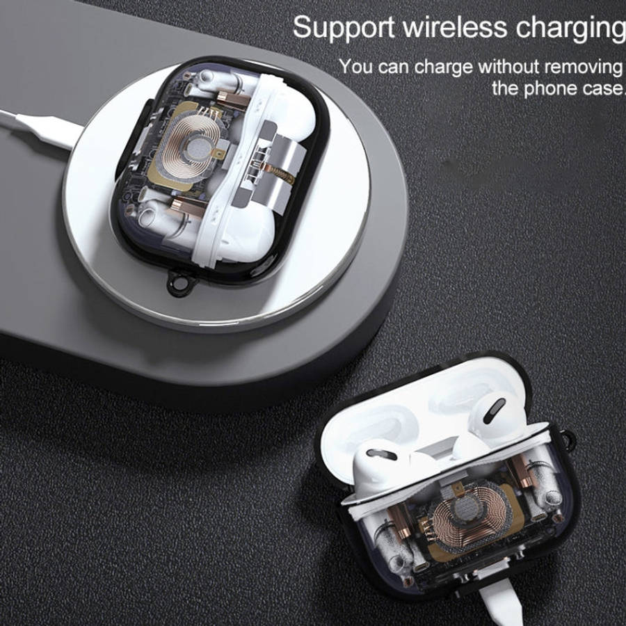 For AirPods Pro Mechanical Structure TPU Earphone Protective Case, For AirPods Pro