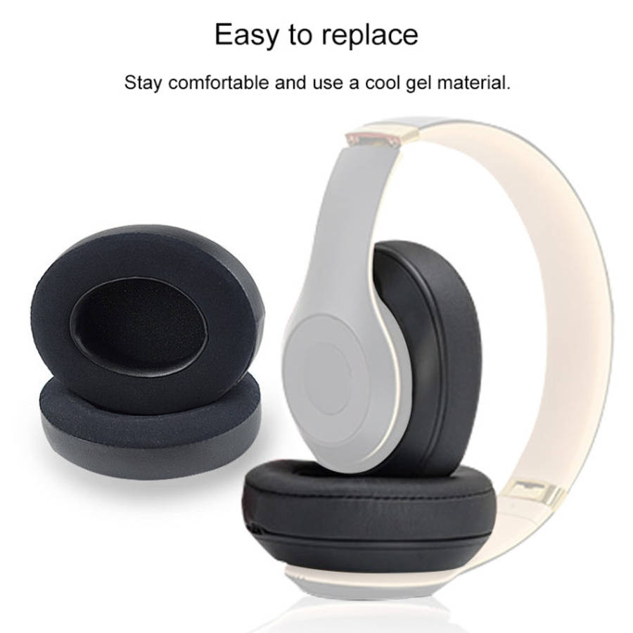 2 PCS For Beats Studio 2.0 / 3.0 Headphone Protective Cover Ice Gel Earmuffs (Grey White), Black,...