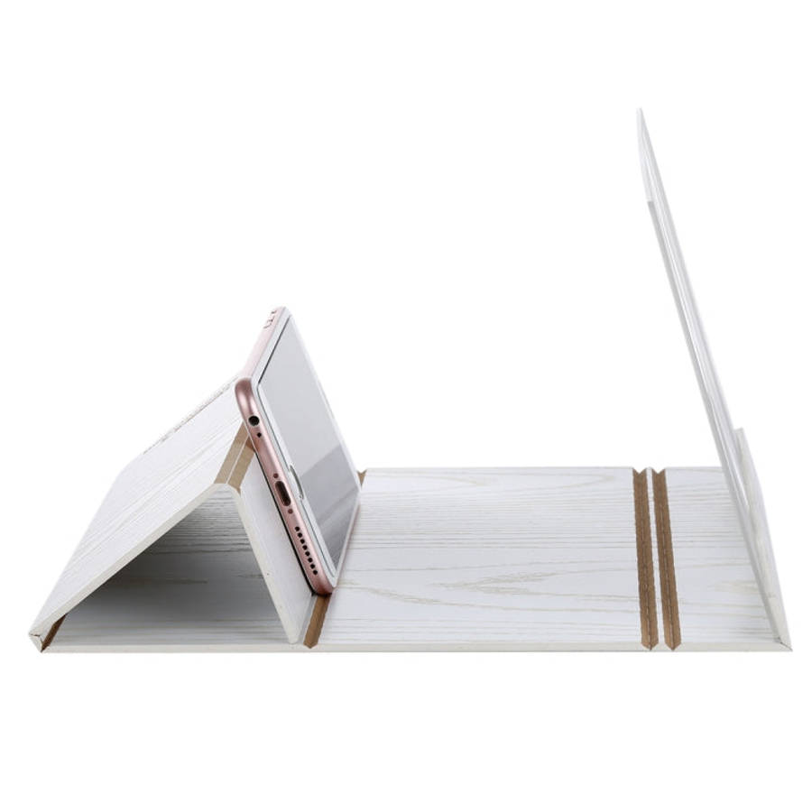 12.0 inch Universal Foldable Portable Wood + Organic Glass Eyeshield 3D Video Mobile Phone Screen...