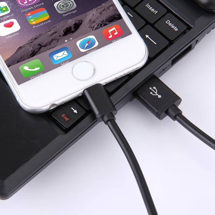 1m 3A 8 Pin to USB Data Sync Charging Cable for iPhone, iPad, Diameter: 4 cm