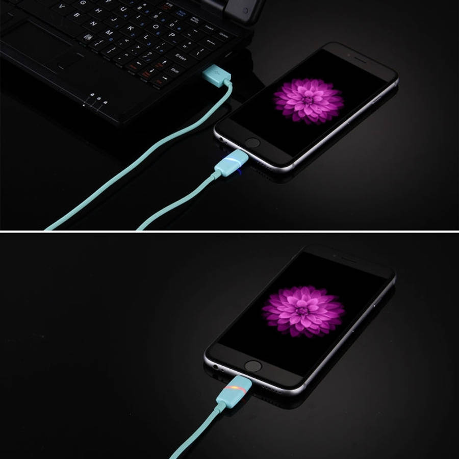 1m Circular Bobbin Gift Box Style 8 Pin to USB Data Sync Cable with Indicator for iPhone, iPad