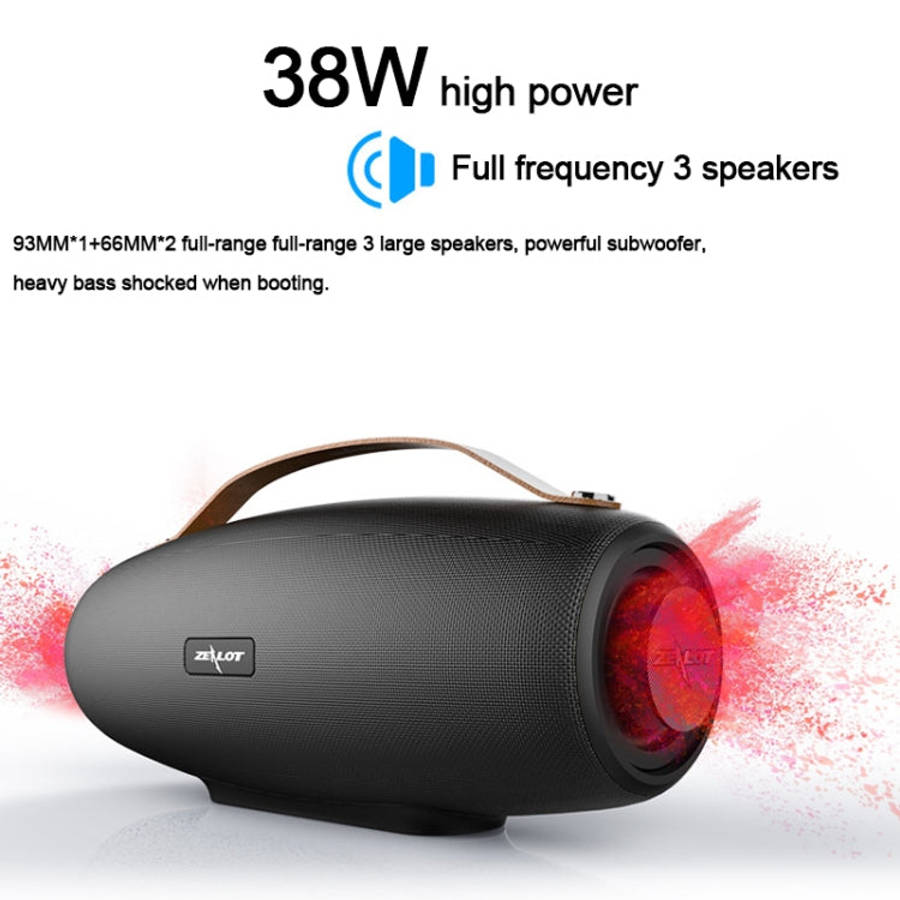 ZEALOT S27 Multifunctional Bass Wireless Bluetooth Speaker, Built-in Microphone, Support Bluetoot...