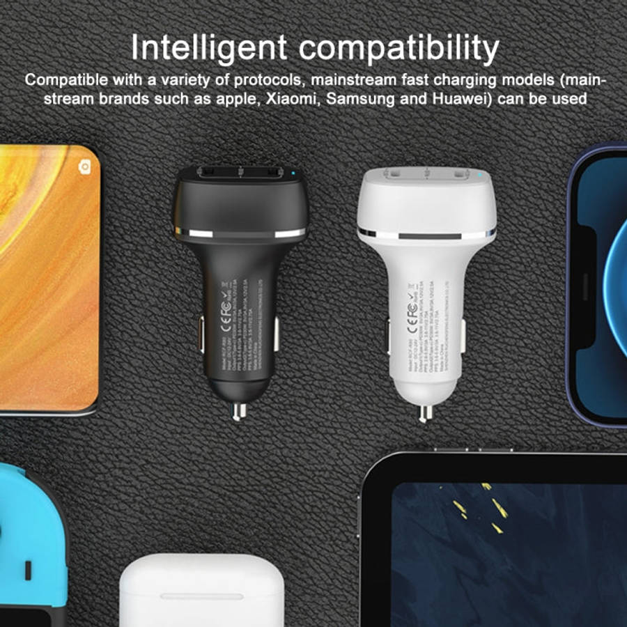 ACC-580 Dual Ports PD 60W Fast Charging Car Charger