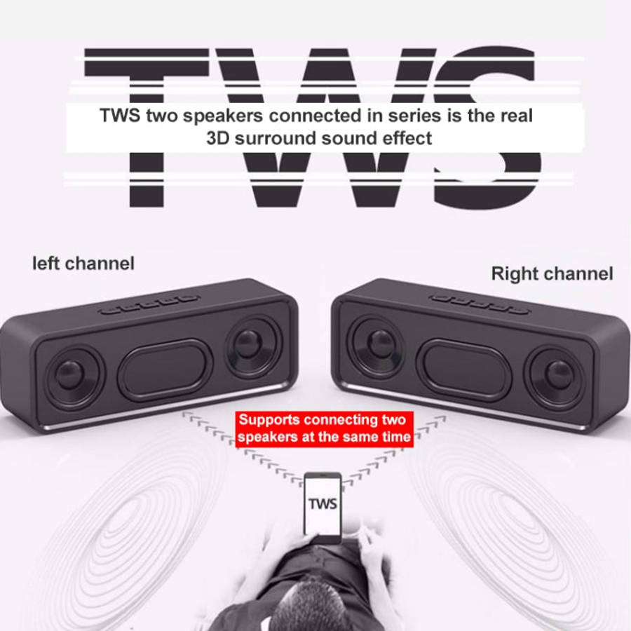 SC211 Pro Outdoor Multi-function Card Wireless Bluetooth Speaker Upgraded Version, SC211 Pro Upgr...