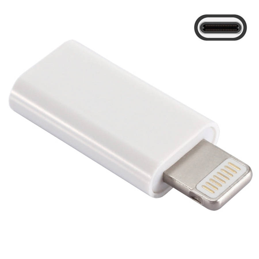 ENKAY Hat-Prince HC-6 Mini ABS USB-C / Type-C 3.1 to 8 Pin Port Connector Adapter(White), Black, ...