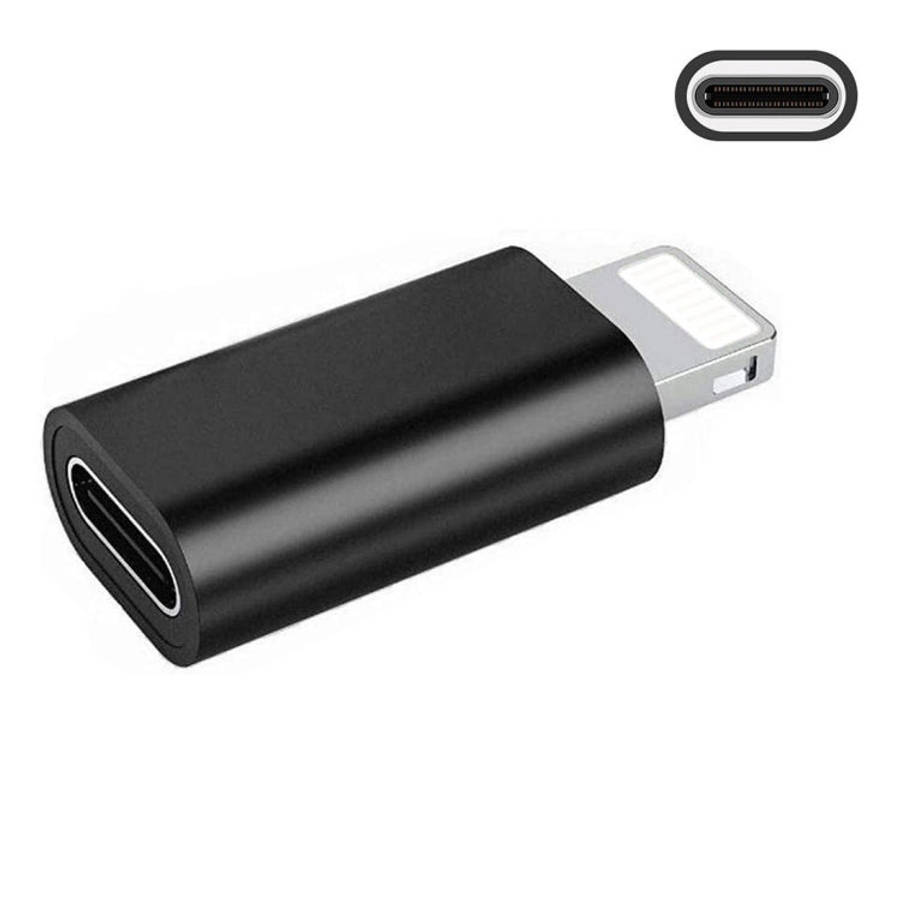 ENKAY Hat-Prince HC-6 Mini ABS USB-C / Type-C 3.1 to 8 Pin Port Connector Adapter(White), Black, ...
