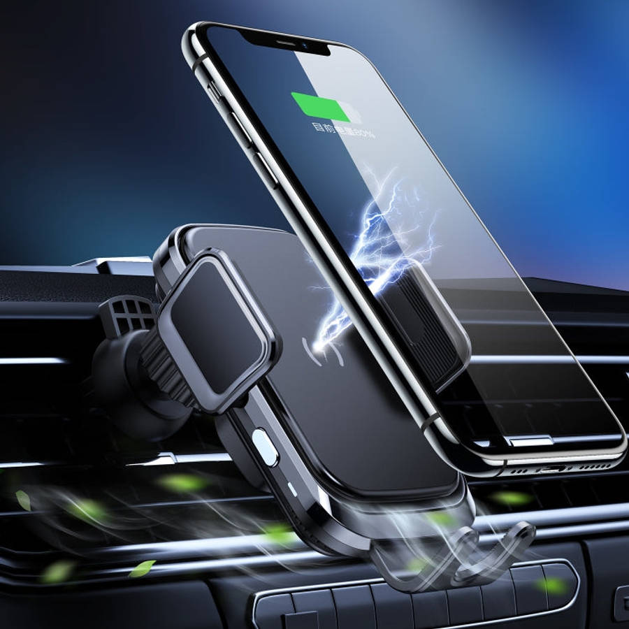 X7 Car Wireless Charging Mobile Phone Gravity Bracket Holder Suction Cup Bracket, Suction Cup Bra...