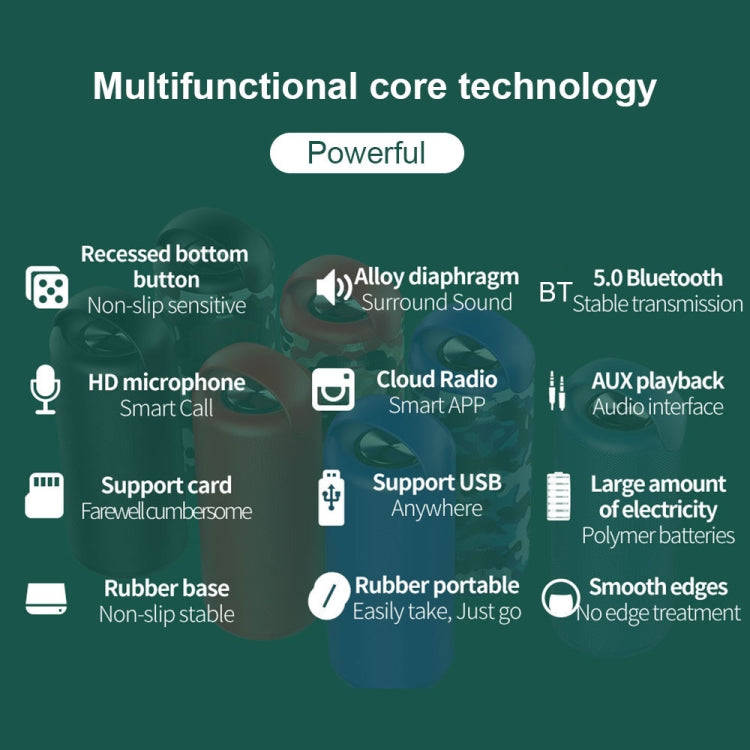 ZEALOT S36 Portable Heavy Bass Wireless Bluetooth Speaker with Built-in Mic, Support Hands-Free C...