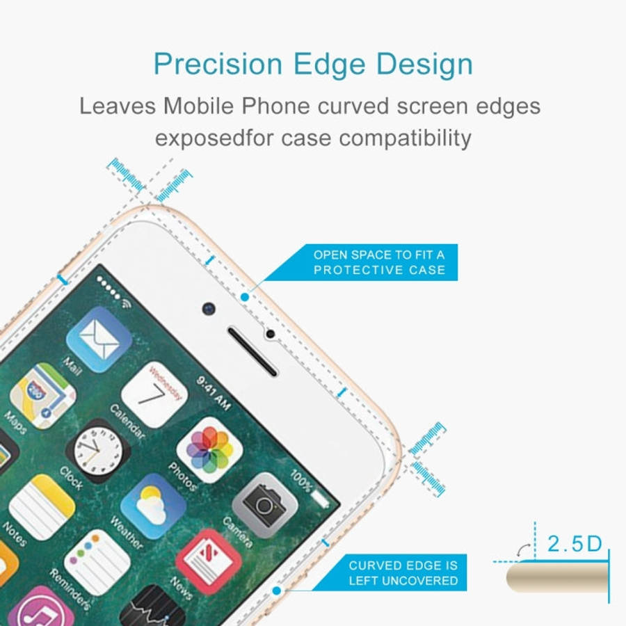 10 PCS for iPhone 8 Plus & iPhone 7 Plus 0.26mm 9H Surface Hardness 2.5D Explosion-proof Tempered...