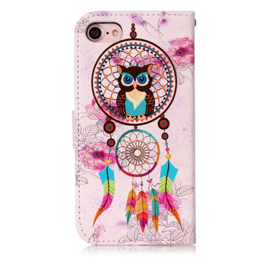 For iPhone 8 & 7 Embossed Horizontal Flip Leather Case with Holder & Card Slots & Wallet & Photo ...