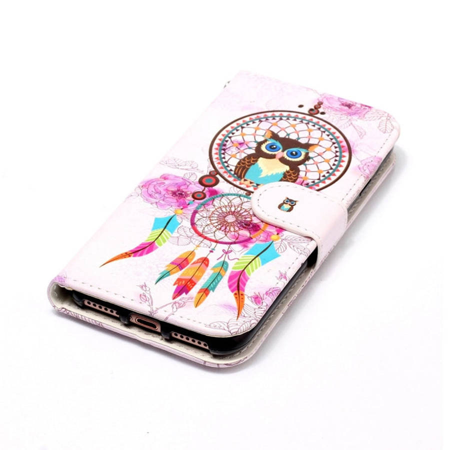 For iPhone 8 & 7 Embossed Horizontal Flip Leather Case with Holder & Card Slots & Wallet & Photo ...