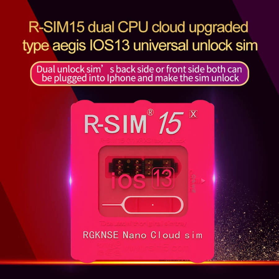 R-SIM 15 Dual CPU Aegis Cloud Upgraded Version iOS 13 System Universal Unlocking Card for iPhone ...