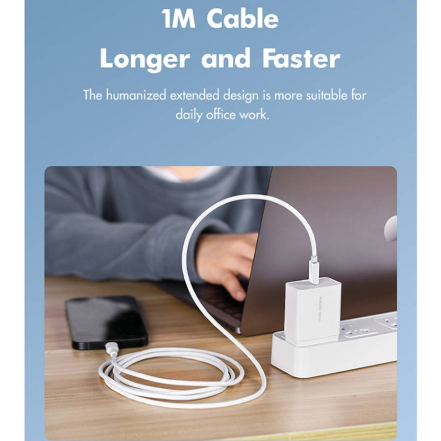 ROCK Space Z19 PD  20W 3A USB-C / Type-C to 8 Pin Fast Charging TPE Data Cable, Cable Length: 1m,...