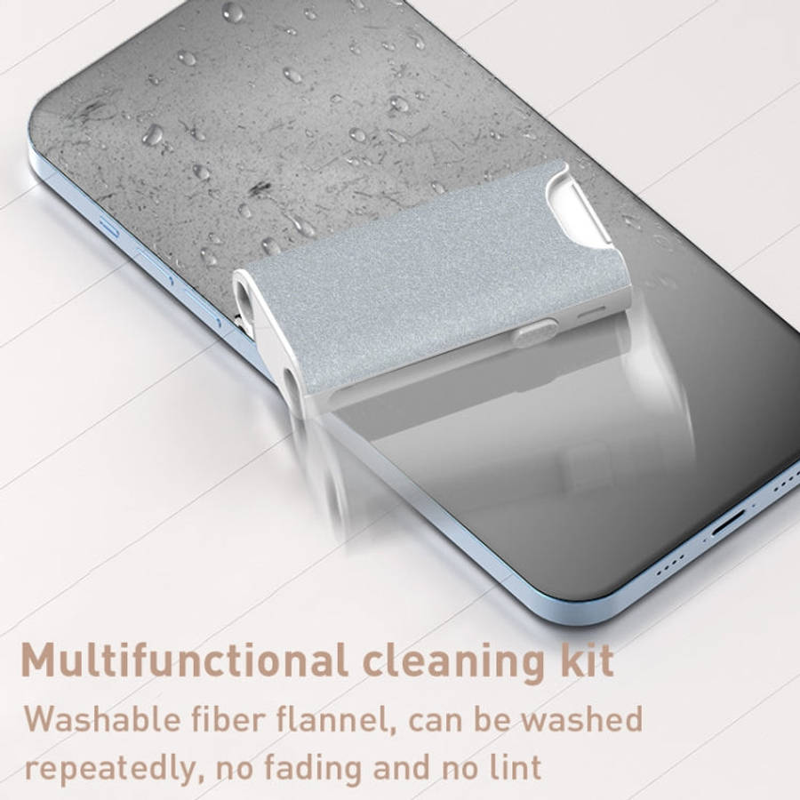 Q6 5 in 1 Wireless Earphone Charging Box Mobile Phone Screen Cleaning Kit, Q6