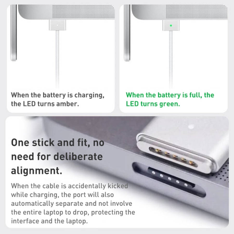 A2363 USB-C / Type-C to Magsafe 3 Fast Charging Data Cable, Length: 2m, A2363 USB-C / Type-C to M...