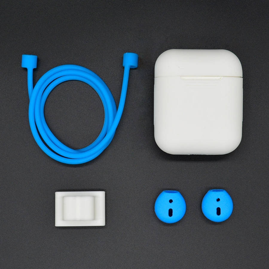 Anti-lost Rope + Silicone Case + Earphone Hang Buckle + Earplug Cover Bluetooth Wireless Earphone...
