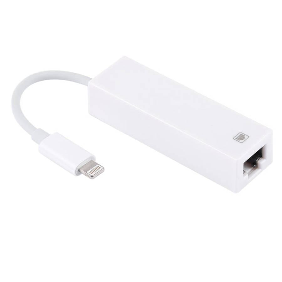 NK107A1 8 Pin to RJ45 Ethernet LAN Network Adapter Cable for iPhone / iPad Series, Total Length: ...