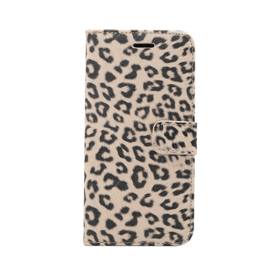 For iPhone XR Leopard Pattern Horizontal Flip Leather Case with Holder & Card Slots, For XR