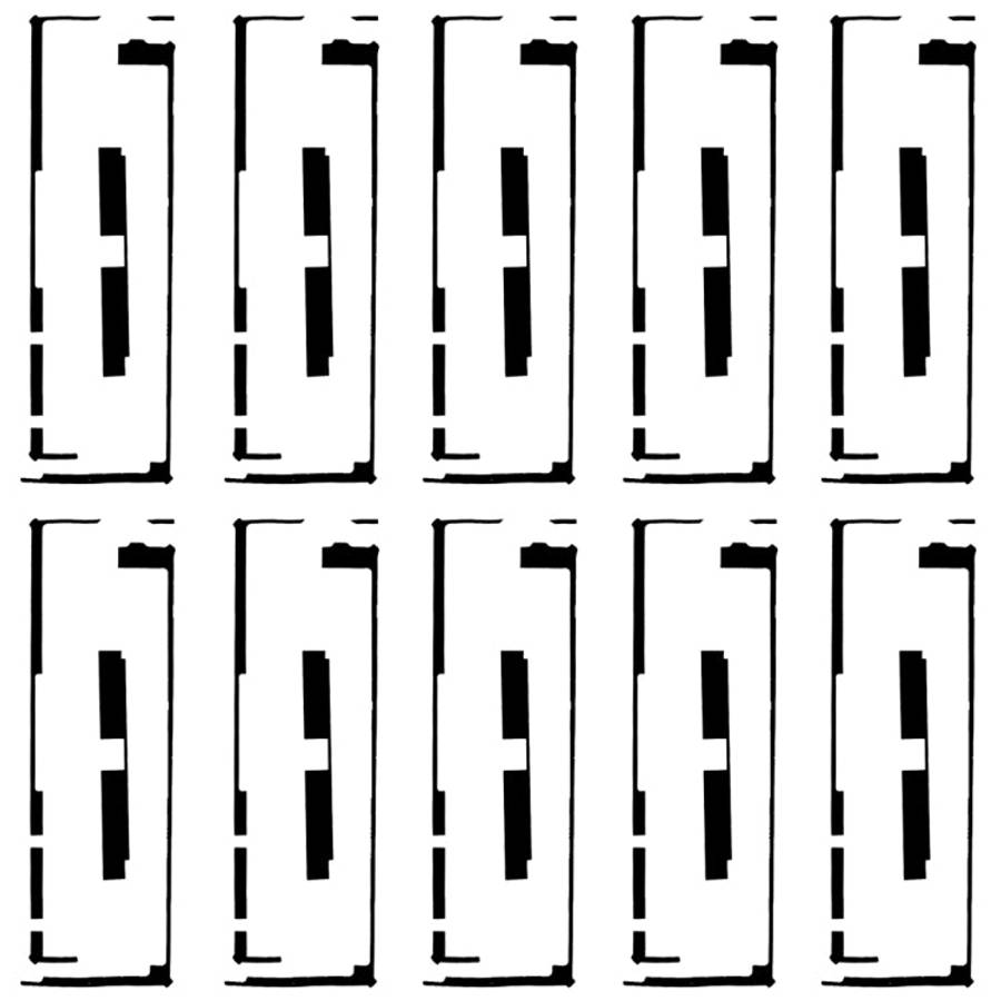 10 PCS for iPad 4 / New iPad (iPad 3)  Touch Panel Digitizer Adhesive, For Apple New iPad & iPad 4