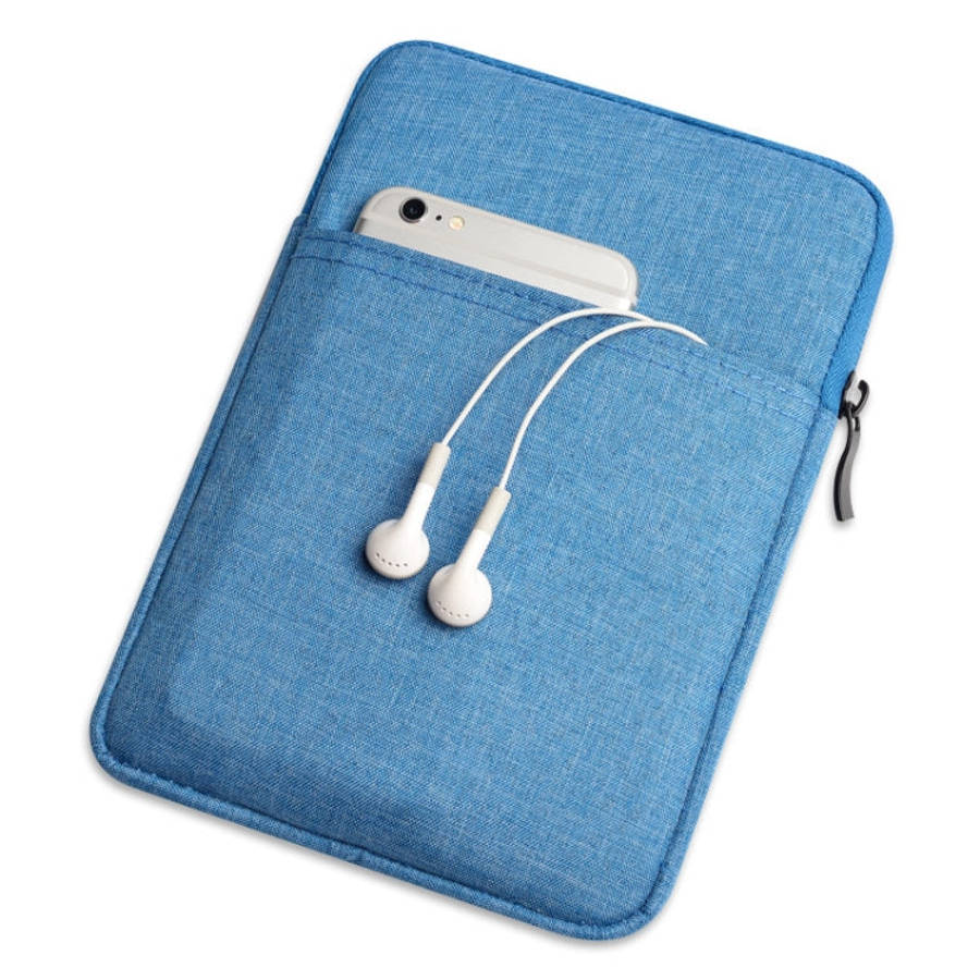Shockproof Canvas + Space Cotton + Plush Protective Bag for iPad Mini 5 2019