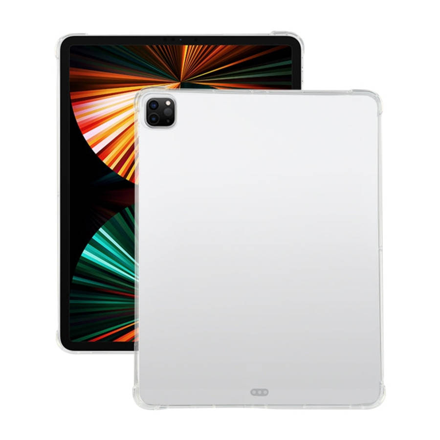 For iPad Pro 12.9 2022 / 2021 Four-corner Airbag Anti-drop Transparent Protective Tablet Case wit...