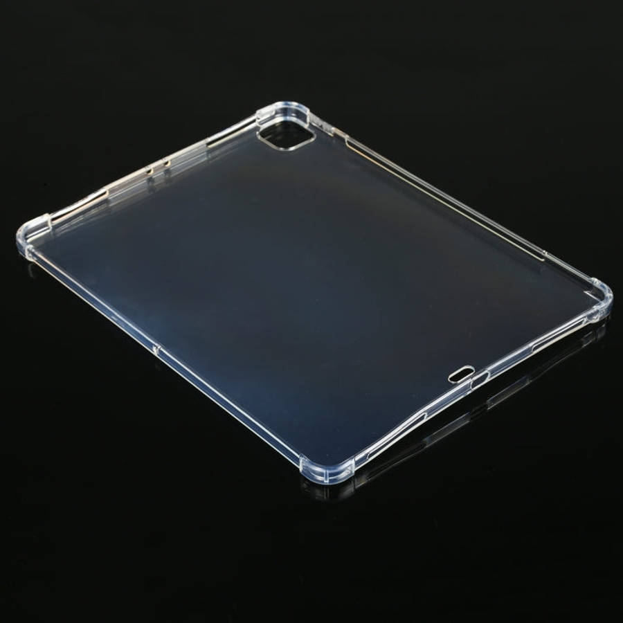 For iPad Pro 12.9 2022 / 2021 Four-corner Airbag Anti-drop Transparent Protective Tablet Case wit...