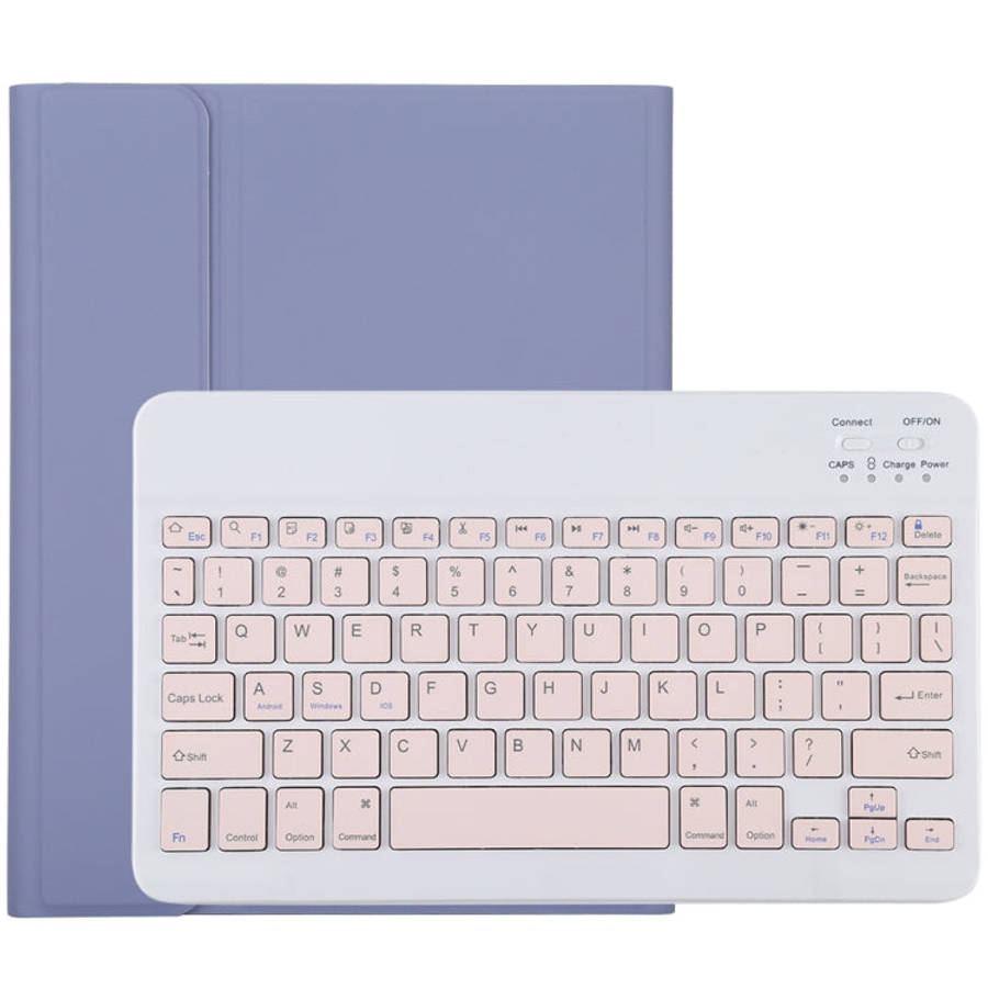 TG11B Detachable Bluetooth Pink Keyboard + Microfiber Leather Tablet Case for iPad Pro 11 inch (2...