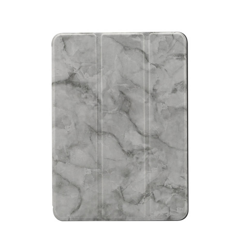 Marble Texture Pattern Horizontal Flip Leather Case for iPad Mini 2019, with Three-folding Holder...