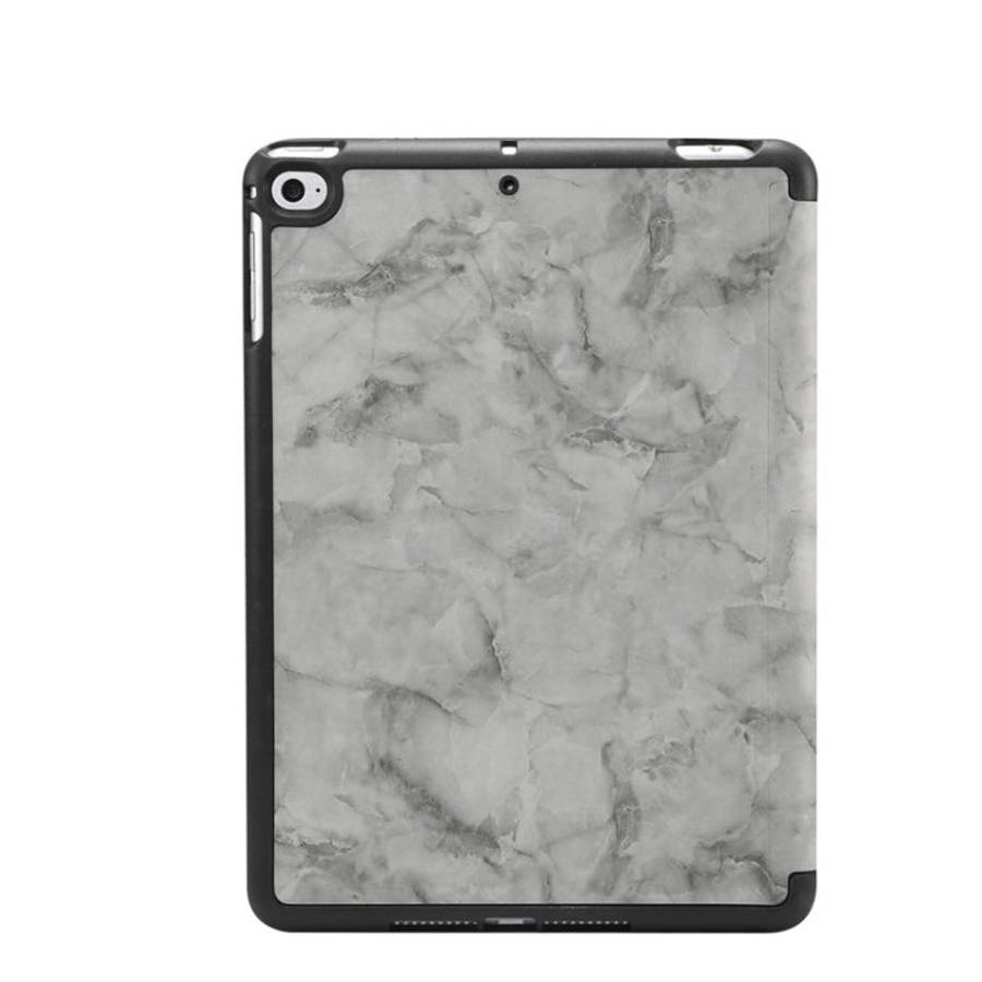 Marble Texture Pattern Horizontal Flip Leather Case for iPad Mini 2019, with Three-folding Holder...