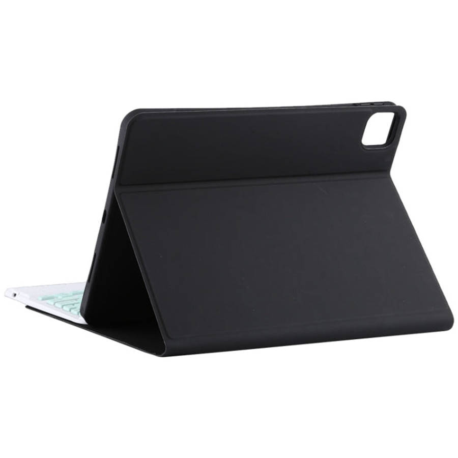 TG11BC Detachable Bluetooth Green Keyboard Microfiber Leather Tablet Case for iPad Pro 11 inch (2...