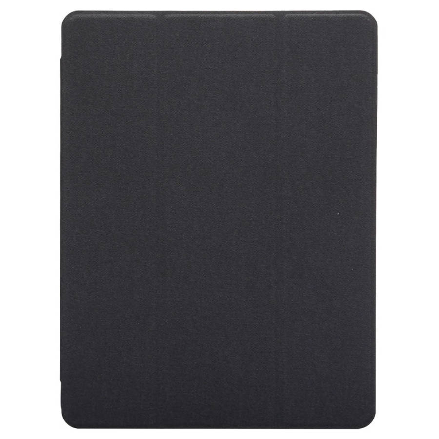 Cloth Texture Pattern Horizontal Flip Leather Case for iPad Pro 10.5 inch ,with Three-folding Hol...