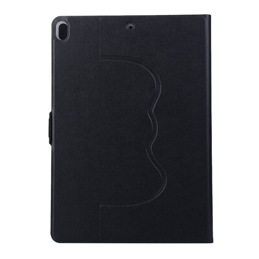 Horizontal Flip Solid Color Elastic Force Leather Case with 360 Degrees Rotation Holder for iPad ...