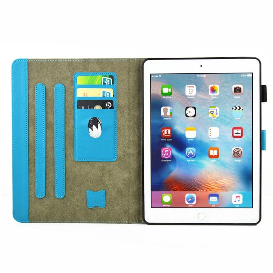 For iPad Pro 10.5 inch Raindrop Pattern Horizontal Flip Leather Protective Case with Holder & Car...