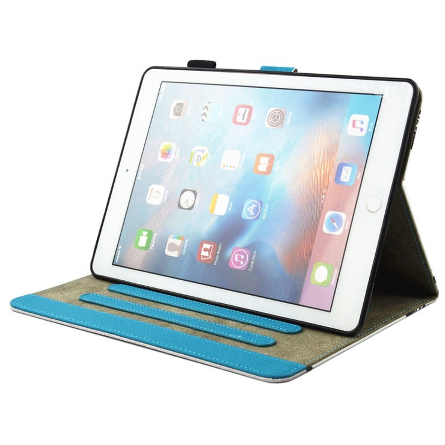 For iPad Pro 10.5 inch Raindrop Pattern Horizontal Flip Leather Protective Case with Holder & Car...