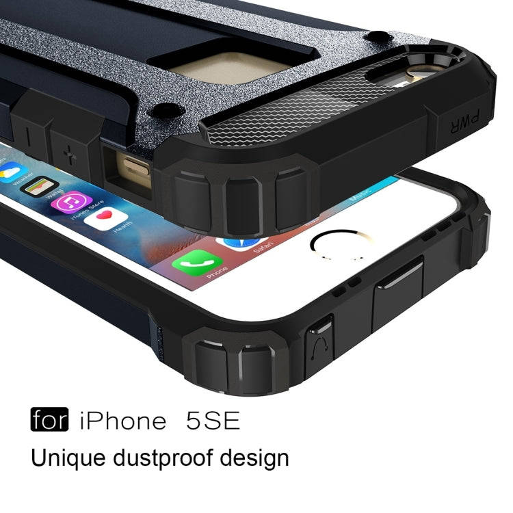 Tough Armor TPU + PC Combination Case for iPhone SE & 5 & 5s