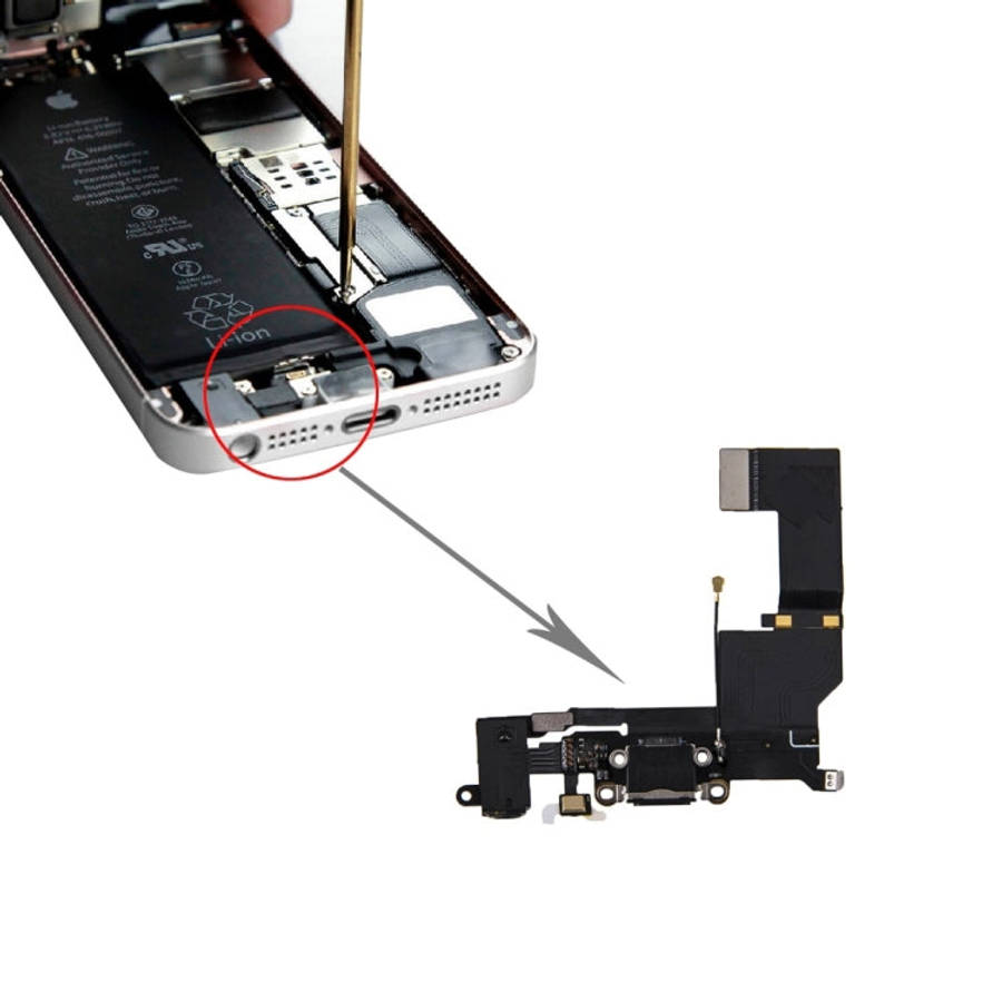 Original Charging Port + Audio Flex Cable for iPhone SE, For iPhone SE
