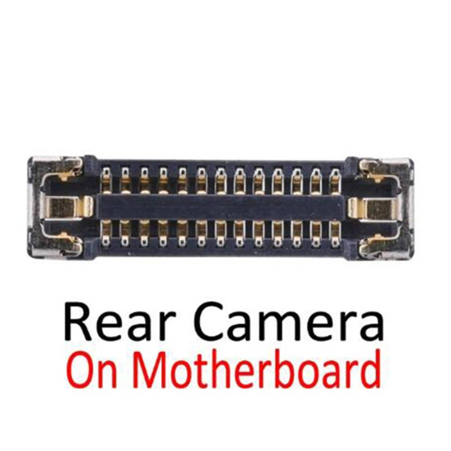 Rear Back Camera FPC Connector On Motherboard for iPhone X, For iPhone X