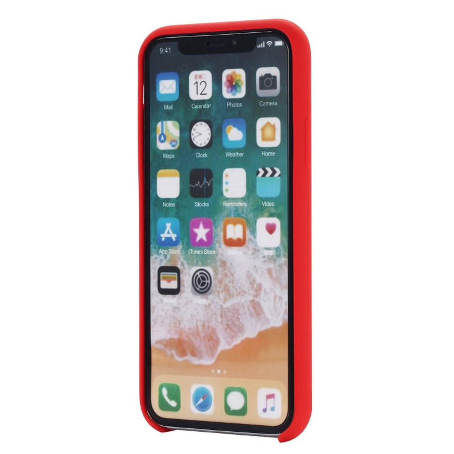 For iPhone XR Four Corners Full Coverage Liquid Silicone Case, For XR, XR