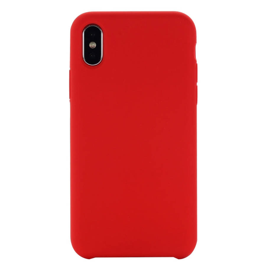 For iPhone XR Four Corners Full Coverage Liquid Silicone Case, For XR, XR
